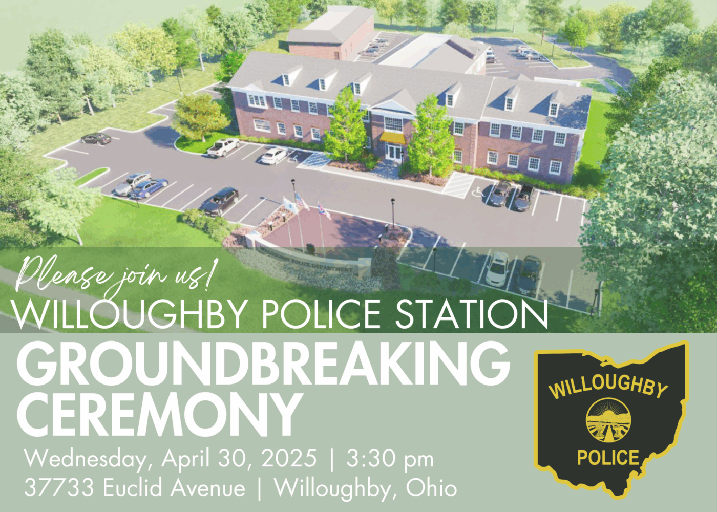 Events For May 2025 Community City Of Willoughby Ohio Pd Ground Breaking Invite 1400x1000